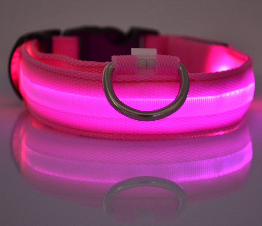 Bright LED Collar for Happy, Safe Evening Adventures