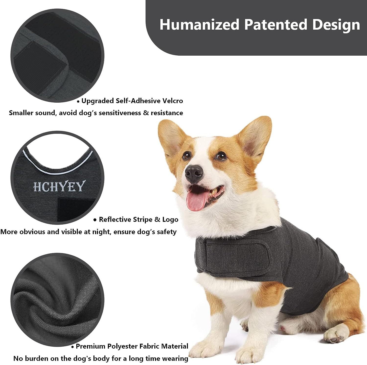 Stress Relief Breathable Dog Jacket for Comfort and Confidence