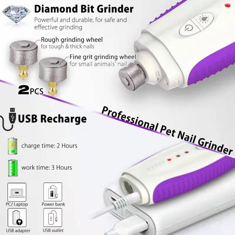 Gentle Electric Nail Grinder for Happy, Stress-Free Pet Grooming